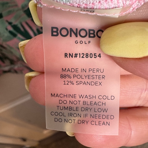 BONOBOS GOLF Men’s Standard Fit Palm Leaf Golf Polo Size L Pier 59 Chelsea Pier - Picture 6 of 6